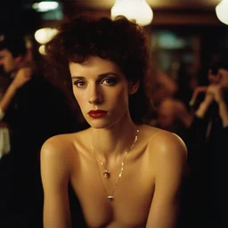 a character by Nan Goldin