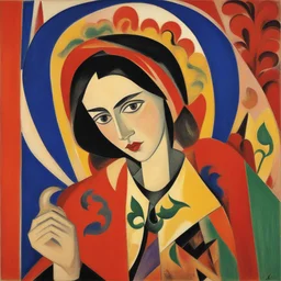 a character by Natalia Goncharova