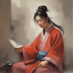 a character by Ni Chuanjing