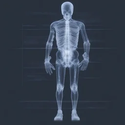 a character by Nick Veasey
