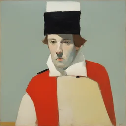 a character by Nicolas de Stael