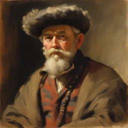 a character by Nikolay Makovsky