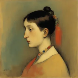 a character by Odilon Redon