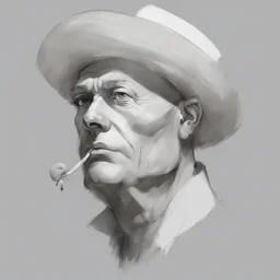 a character by Olivier de Sagazan