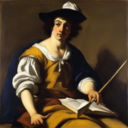 a character by Orazio Gentileschi