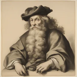a character by Otto Marseus van Schrieck