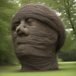 a character by Patrick Dougherty