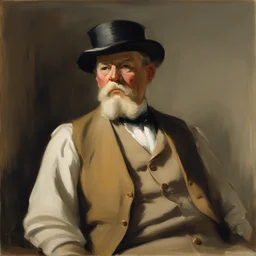 a character by Peder Severin Krøyer