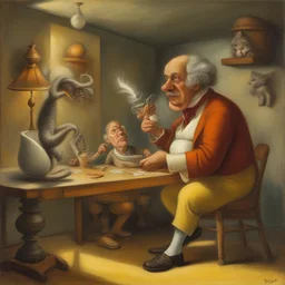 a character by Peter Blume
