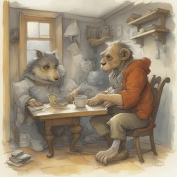 a character by Peter De Seve