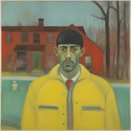 a character by Peter Doig