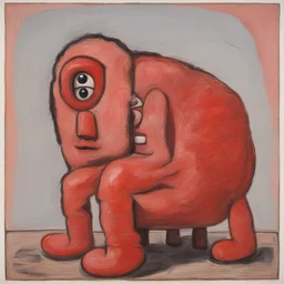 a character by Philip Guston