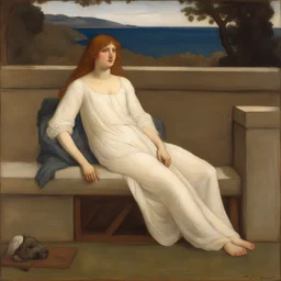 a character by Pierre Puvis de Chavannes
