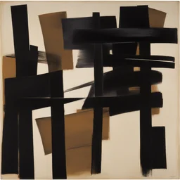 a character by Pierre Soulages