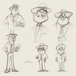 a character by Pixar Concept Artists
