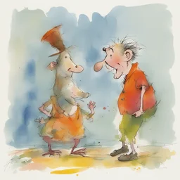 a character by Quentin Blake