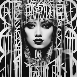a character by RETNA