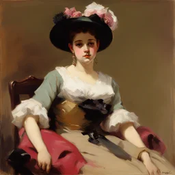 a character by Raimundo de Madrazo y Garreta