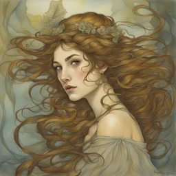 a character by Rebecca Guay