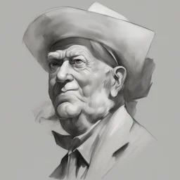 a character by Reuben Nakian