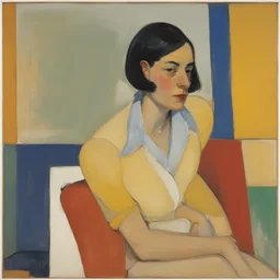 a character by Richard Diebenkorn