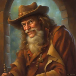 a character by Richard Hescox