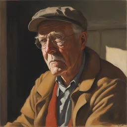 a character by Robert Bechtle