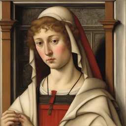 a character by Robert Campin