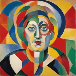 a character by Robert Delaunay