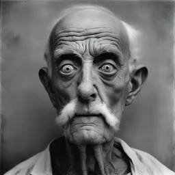 a character by Roger Ballen