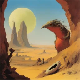 a character by Roger Dean