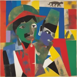 a character by Romare Bearden