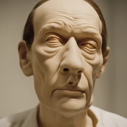 a character by Ron Mueck