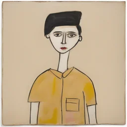 a character by Rose Wylie