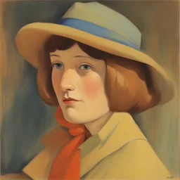 a character by Rudolf Hausner