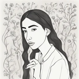 a character by Rupi Kaur