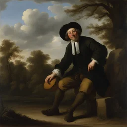 a character by Salomon van Ruysdael