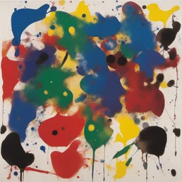 a character by Sam Francis