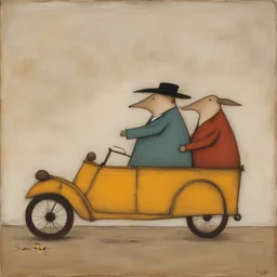 a character by Sam Toft