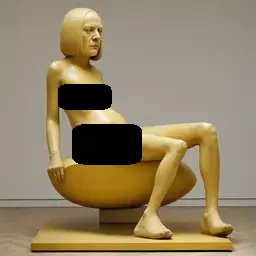 a character by Sarah Lucas