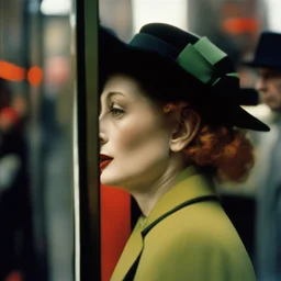 a character by Saul Leiter