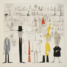 a character by Saul Steinberg