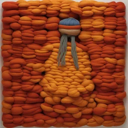 a character by Sheila Hicks