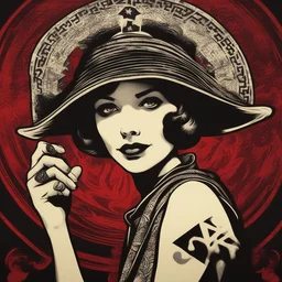 a character by Shepard Fairey