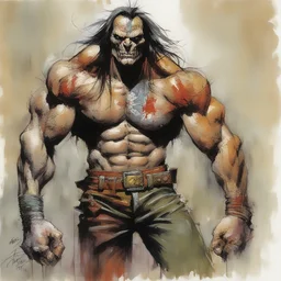 a character by Simon Bisley