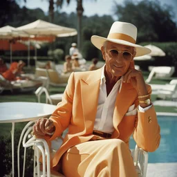 a character by Slim Aarons
