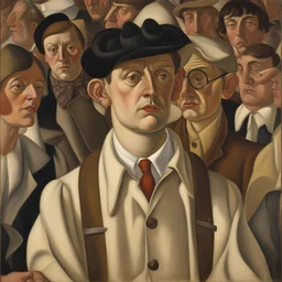 a character by Stanley Spencer