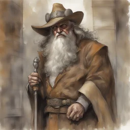 a character by Stephen Hickman
