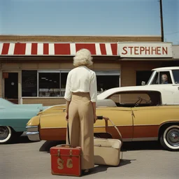 a character by Stephen Shore