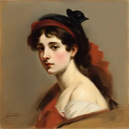 a character by Théodore Chassériau